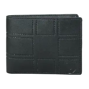 Keviv® Genuine Leather Wallet for Men JE115 (Black)