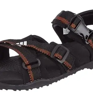 adidas mens NU GLADI M CBLACK/SEIMOR/FTWWHT Sandals - 9 UK (IU7001)