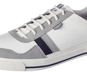 Woodland Men's White PU Casual Shoes-9 UK (43EURO) (GC 4208121C)