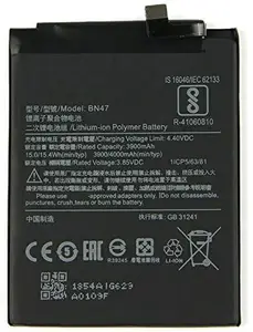 DSELL Mobile Battery for Xiaomi Redmi Mi 6 Pro 3900 mAh (BN47)