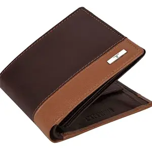 URBAN FOREST Seattle Brown/Cognac Leather Wallet for Men