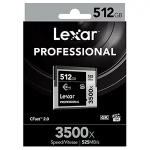 Lexar Professional 3500x Cfast Card, 512GB