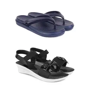 Women's Comfortable Sandal,Casual Lightweight Sandal for Everyday Wear I (Combo 2)-1977-1969-7-EURO-38