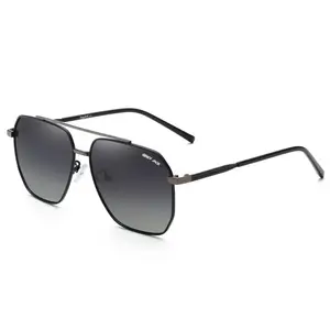 Visit the grey jack Store grey jack Square Polarized Sunglasses for Men and Women Metal Frame Shades 1811
