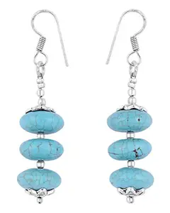 Pearlz Ocean Dangle & Drop Earings For Women - Blue