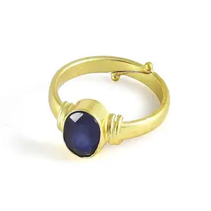 Panch-dhatu Ring - 7.25 Ratti Certified - Rashi Ratan Ring - Panchdhatu Ring(Adjustable Anguthi) -(Amethyst) Gemstone Unisex NM001-1-ring-97