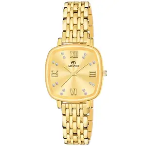 ADAMO Designer Gold Dial Women's & Girl's Watch 879YYM04