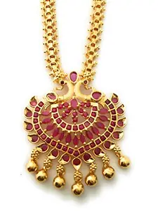 Sasitrends One Gram Micro Gold Plated Latest Necklace for Women and Girls