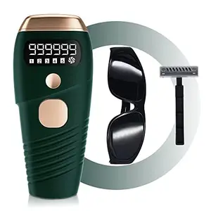 Abhsant Shine IPL Laser Hair Removal Machine - For Women and Men Permanent Hair Remover at Home Body Face Bikini Underarms Eyebrows and More