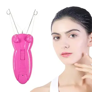 Meschett Electric Facial Hair Remover for Women,USB Rechargeable Thread Epilator Cotton Threading Hair Removal ​for Face Arms Legs Back