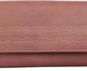 REEDOM FASHION Genuine Leather Women Evening/Party, Travel, Ethnic, Casual, Trendy, Formal Brown Genuine Leather Wallet (6 Card Slots) (Brown) (RF4619)