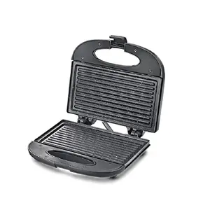Prestige PGFSP - Spatter Coated Non-stick Sandwich Toasters With fixed Grill Plate, Black price in India.