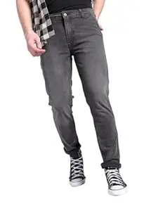 The Indian Garage Co Men Slim Fit Solid Mid-Rise Jeans