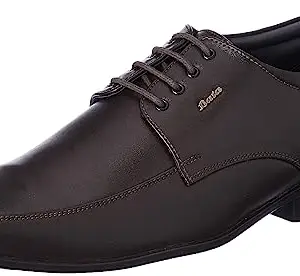 Bata Symon E Mens Formal Lace-Up Shoe in Dark Brown