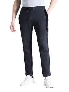 CROCODILE Men Solid Slim Fit Track Pant | Mid Rise | Drawstring Waist | Regular Length | Casual Sports Lounge Bottomwear