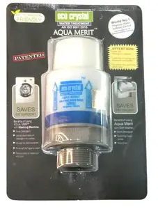 ECO CRYSTAL Aqua Merit Filter Cartridge, 4.8x4.8x10cm, White