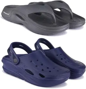 BERSACHE Men Clogs with Regular wear | Ultra Soft & Flexibility Technology Multicolor