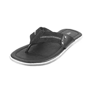 Metro Mens Synthetic Black Slippers (Size (7 UK (41 EU))