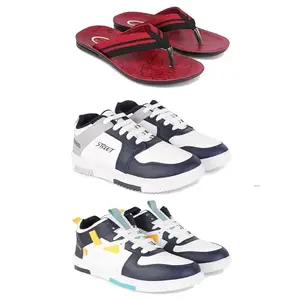 Men's Sports Shoes | Lightweight Stylish & Easy to Wear for Men'sGR-SPO-(3-Combo)-3129-1075-1074-6 Multicolor
