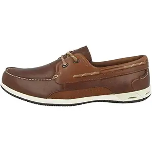 Clarks Orson Harbour Brown Leather UK-6