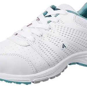 Aqualite Men J-171 Shoes, White/S.Green, 6 UK/India