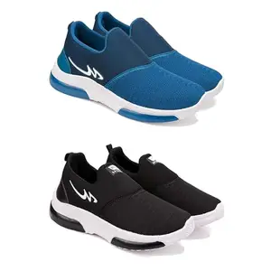 DRACKFOOT Men's Sports Shoes Collection Gym,Running,Men's Sports Shoes for Every Sport GRT-(Combo-2)-1077-1076-6 Multicolor