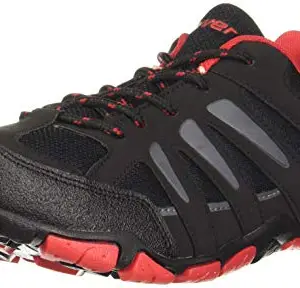 Bata Power Mens Lionel Black Oxford Shoes, 9 UK, Grey