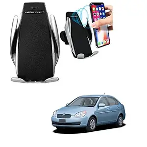 Kozdiko Car Wireless Car Charger with Infrared Sensor Smart Phone Holder Charger 10W Car Sensor Wireless for Hyundai Old Verna
