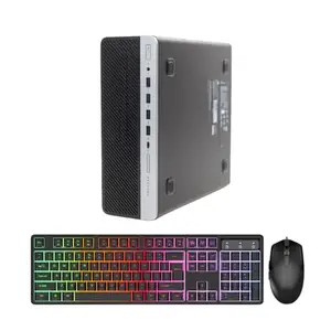 UCOMP Desktop PC (Core i3 6th Gen Processor/8GB RAM/500GB SSD/WiFi-Bluetooth/Windows 10) with RGB Gaming Keyboard and Mouse Combo (Plug-N-Play)