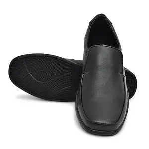 Feel Alive Men's Formal Slip On Shoes (Numeric_8) Black