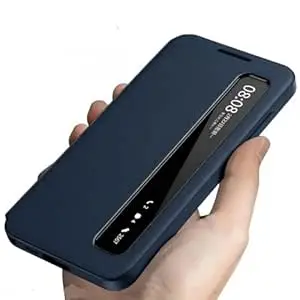 ProLook Flip Case Cover for Samsung Galaxy S26 Ultra 5G with Smart-View Feature, Protective Phone Accessory, NFC Window Display Activation via App (Blue)