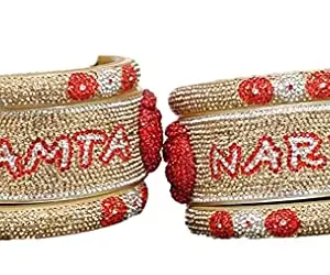 BRIJ NIDHI Bridal Name Bangles and kangan