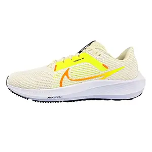 Nike Womens Air Zoom Pegasus 40-White/Multi-Color-Coconut Milk-Volt-Dv3853-101-7Uk Running Shoes
