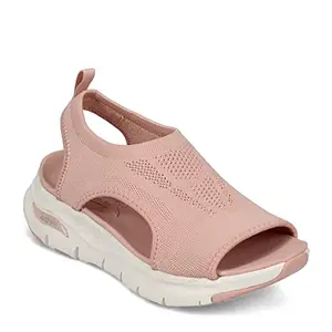 Skechers Women's Arch FIT-City Catch Blush Sandal-3 Kids UK (119236)