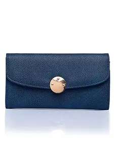 Caprese womens CHERRY W Medium BLUE Wallet
