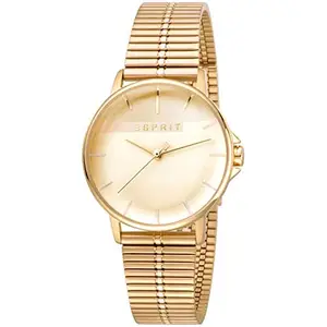 Esprit Analog Champagne Dial Women's Watch-ES1L065M0075