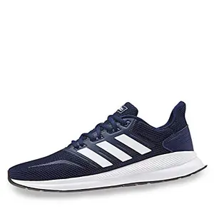 Adidas Men's Runfalcon Dark Blue/FTWR White/Core Black Running Shoes-12 UK (F36201)