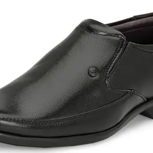 Server Hand Stitched Men's Formal Shoes S29 Black Shoes for Men Slip on Shoes for Men Suj Slip On Black Shoes for Men 7 UK/Ind