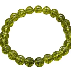WorldwideGem Handcrafted Crystal Peridot Bracelet – Meditation Aid