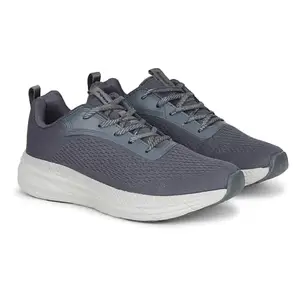 Aqualite Shoes for Man Stylish, Lightweight Running Shoes for Man, Daily Use Lifestyle Idol for Walking, Workout, Jogging, Gym, Zumba Dance with Mesh Material, Lace-up, No Heel Dark Size-9