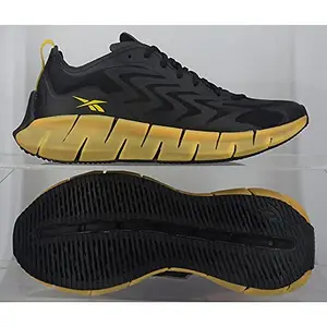 Reebok Unisex Synthetic Zig Kinetica 21 Running Shoes - 3 UK, Black