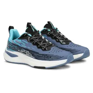 Aqualite Signature-106 Running Shoes for Man, Active wear, Gym Shoes for Men Workout, Idol for Gym, Workout, Walking, Jogging, Athletic Sports, Mesh, Lace-up, No Heel, Blue Size 6