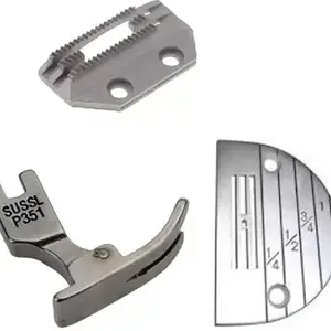 SSS Combo Set Pressure Foot (P351), Needle Plate, Feed DOD Industrial Sewing Machine Spare Parts