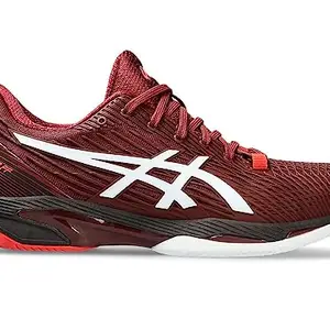 ASICS Mens Solution Speed FF 2 - Antique Red/White Sports Shoes, UK - 12