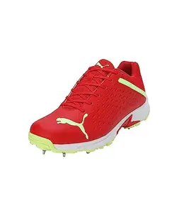 Puma Mens Spike 22.2 for All Time Red-Red-Speed Green Cricket Shoe - 6 UK (10729906)
