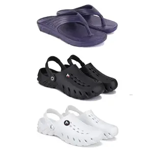 DRACKFOOT Men's Sandals | Lightweight Wear| Stylish & Easy to Wear For Men'S GRT-SAN-(3-COMBO)-3153-3144-3145-10
