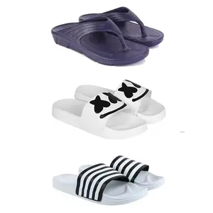 DRACKFOOT Men's Sandals | Lightweight Wear| Stylish & Easy to Wear For Men'S GRT-SAN-(3-COMBO)-3153-3030-3026-6