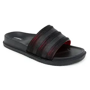 Hygear Men's Alluro Black Slippers_10 UK (HG-GE-1006)