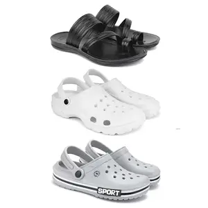 DRACKFOOT Men's Sandals | Lightweight Wear| Stylish & Easy to Wear For Men's GR-SAN-(3-COMBO)-3152-3122-3016-6
