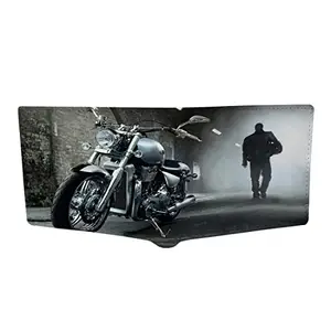 CRAFTSEVER Canvas Wallet for Men and Boys 6 Card Holder Wallet,bi fold Canvas Printed Genuine Wallet and Purse Card Holders for Men (Black)